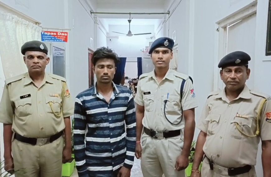 আগরতলা রেলওয়ে স্টেশন থেকে গ্রেফতার আরো এক বাংলাদেশী!
