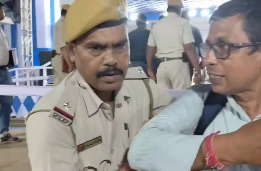 সাংবাদিকের সাথে দুর্ব্যবহারে সাসপেন্ড পুলিশ অফিসার।